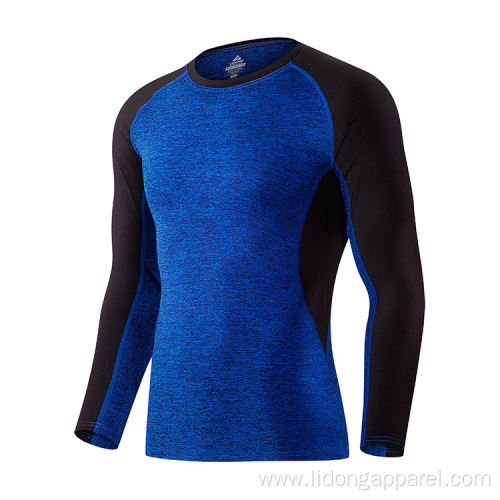Wholesale High Quality Men's Long Sleeve Fitness Wear